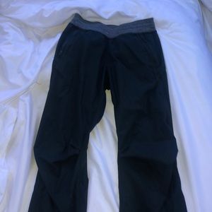 Black studio pants